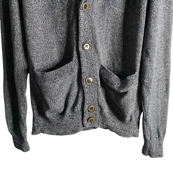 Garcia Jeans Men's Gray 100% Cotton Button Down Knit Cardigan - Picture 3 of 7